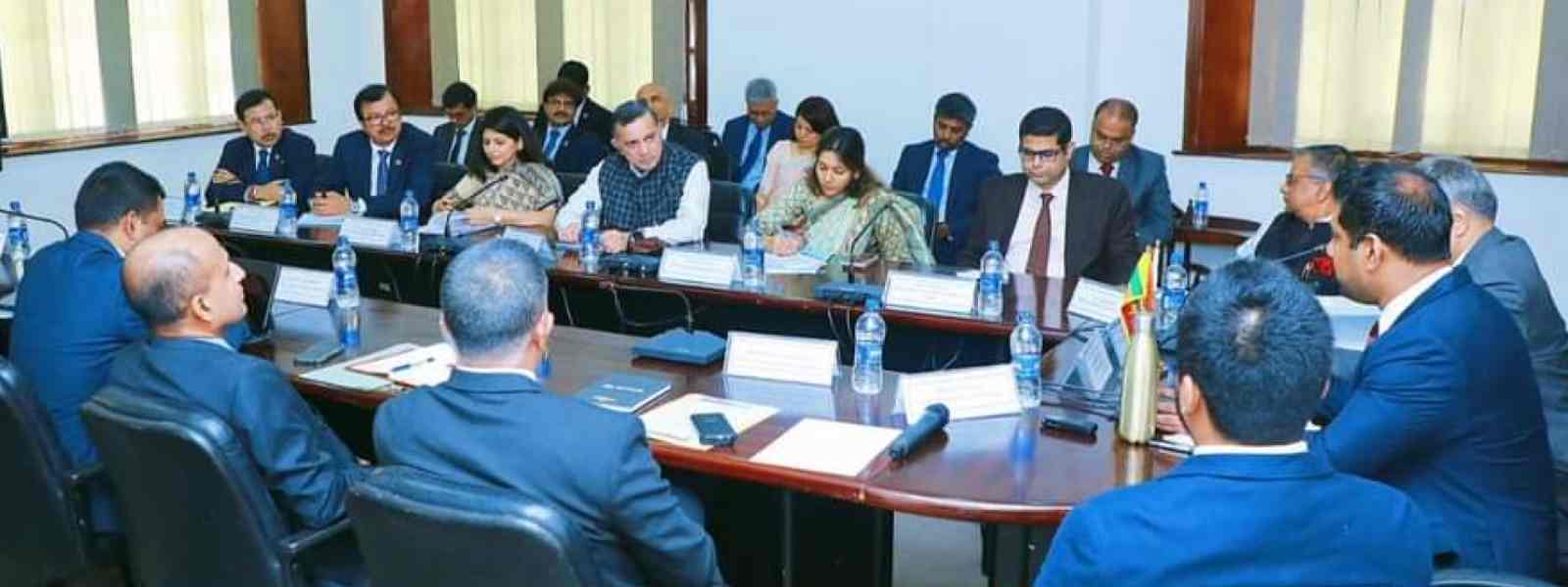 ඇමති කංචන හා ඉන්දීය නියෝජිතයින් අතර හමුවක්